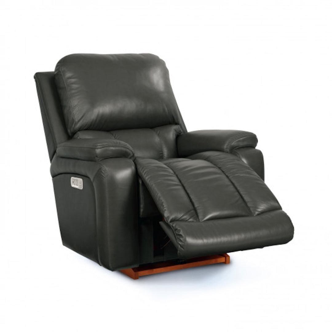 La-Z-Boy Greyson Full Leather Power Recline XR+ Wireless Rocker Recliner