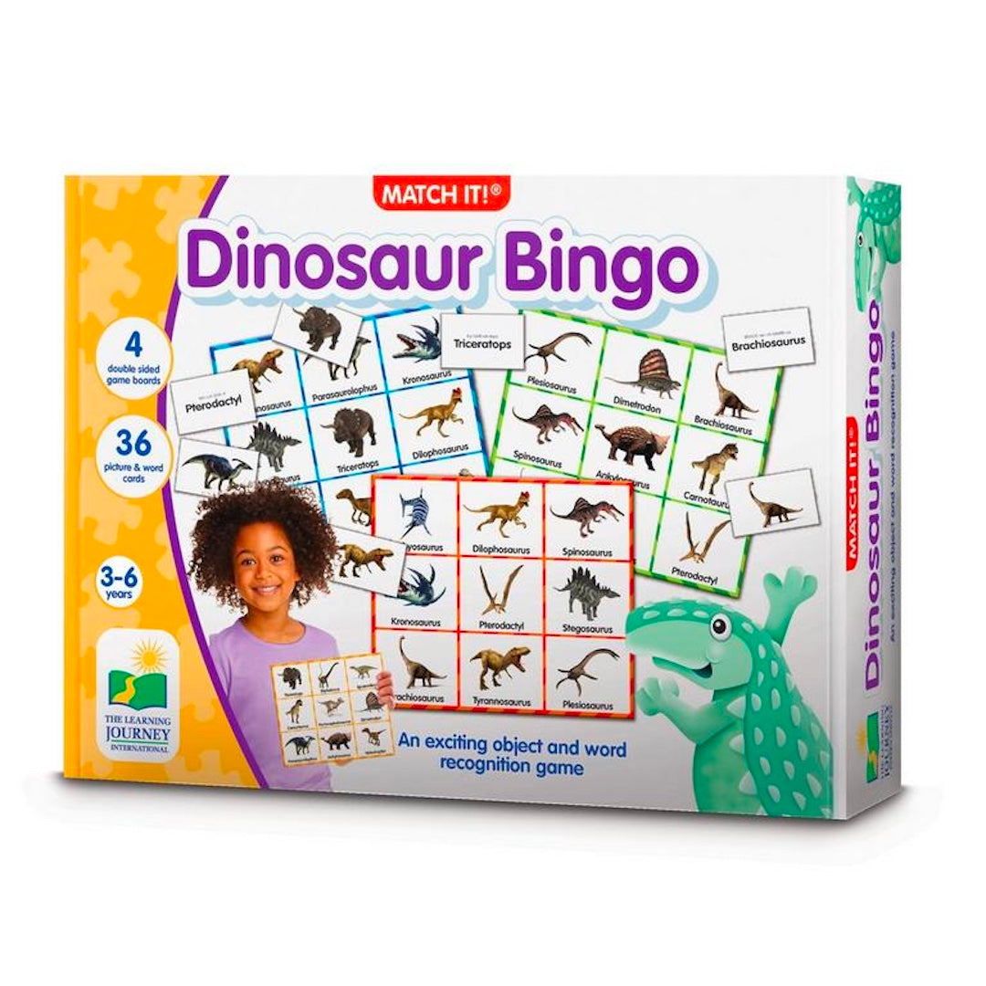 The Learning Journey First Match It! Dinosaur Bingo