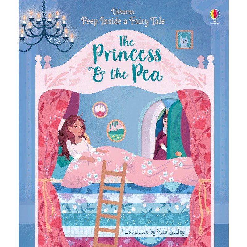 Little Fat Hugs Usborne Peep Inside a Fairy Tale - The Princess and the Pea