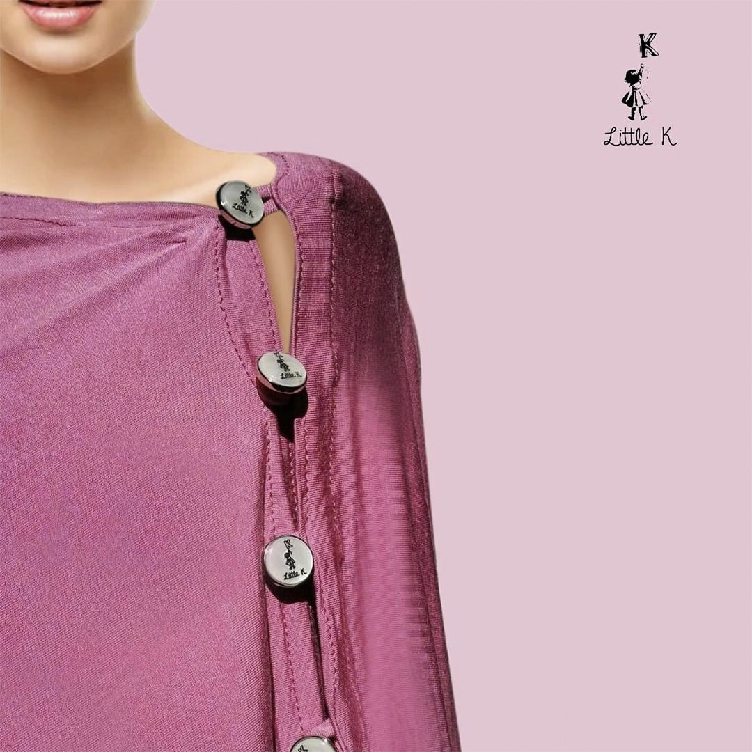 Little K Poncho Nursing Cover with Side Buttons