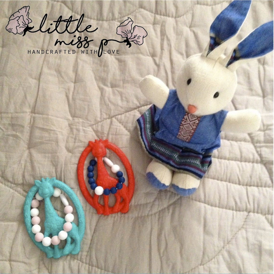 Little Miss P Giraffe Teether