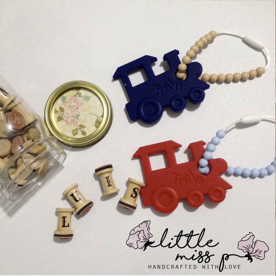 Little Miss P Train Teether