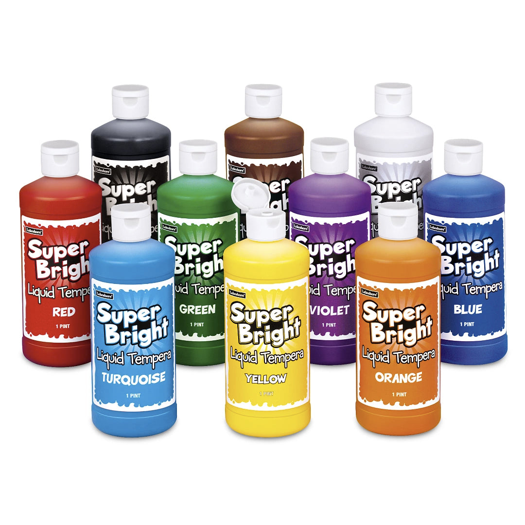 Lakeshore Super Bright Washable Tempera Paints