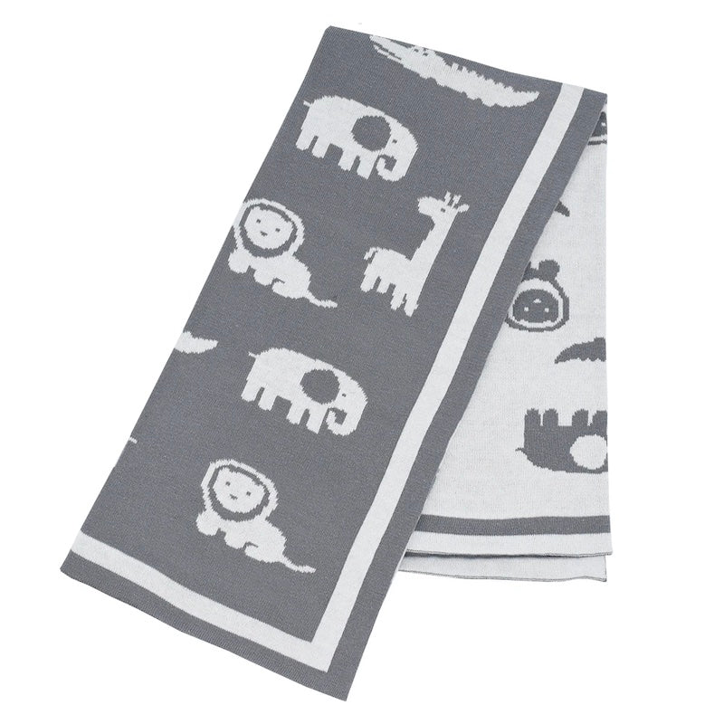 Living Textiles Knitted Pram Blanket