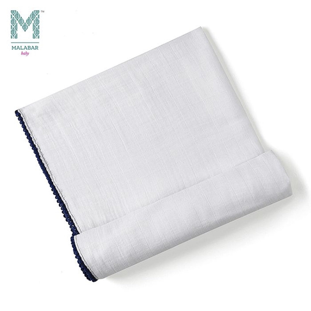 Malabar Baby Bamboo Pom Pom Swaddle
