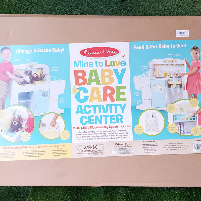 Melissa and doug baby care center on sale