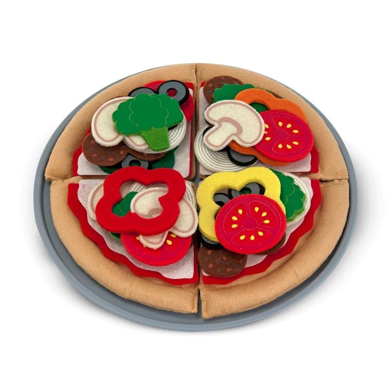 Melissa and Doug Felt Play Food - Pizza Set