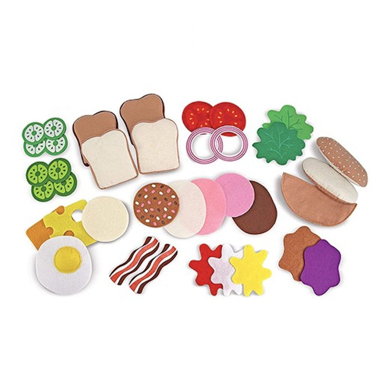 Melissa and Doug Felt Play Food - Sandwich Set