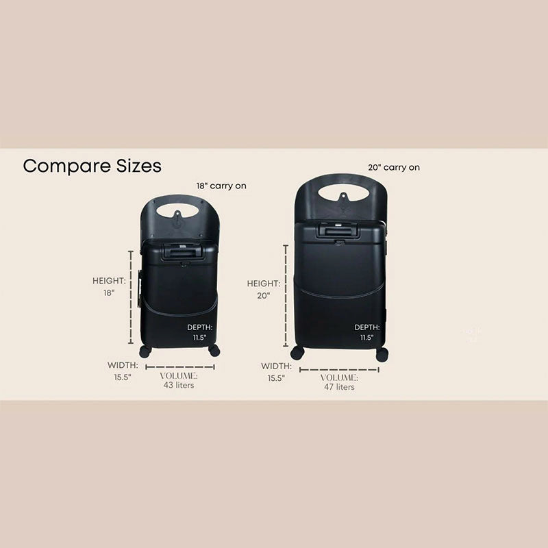 MiaMily Multicarry 18" Carry On Luggage