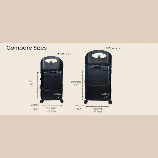 MiaMily Multicarry 18" Carry On Luggage