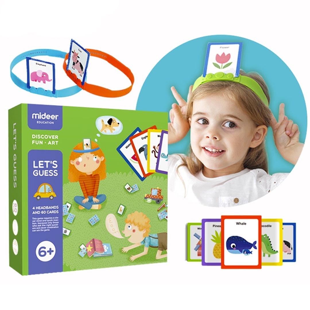 Mideer Let's Guess Headband Game Animals