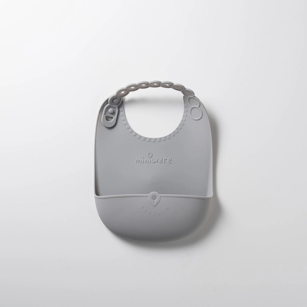 Miniware Roll and Lock Silicone Bib