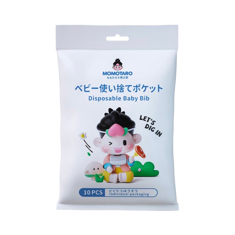 Momotaro Disposable Baby Bibs