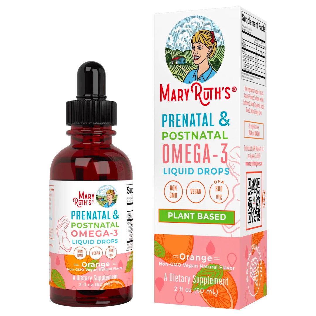 Mary Ruth's Prenatal & Postnatal Omega-3 Liquid Drops (2 oz)