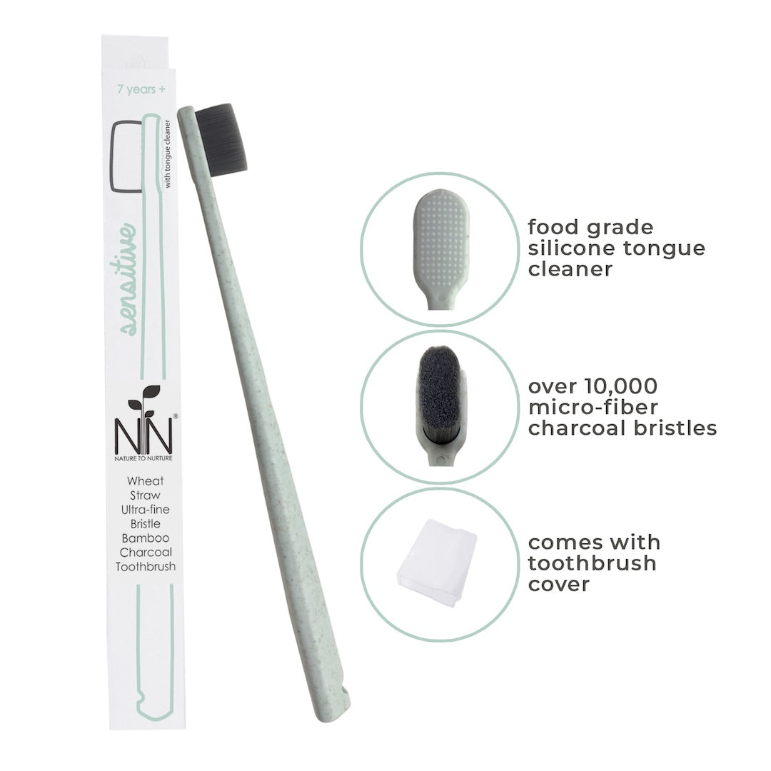 Nature to Nurture Wheat Ultra-Fine Bristle Toothbrush (7 Years and Up)