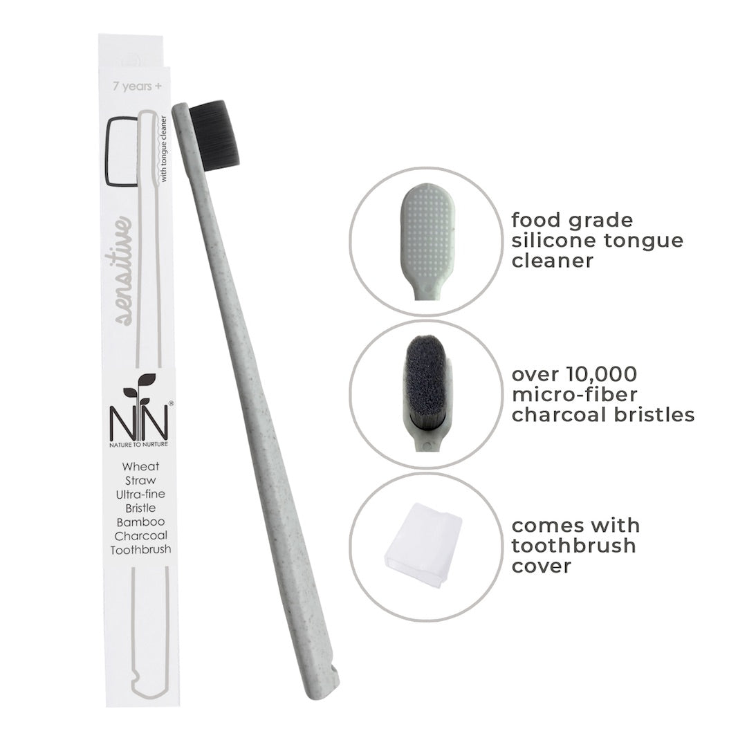 Nature to Nurture Wheat Ultra-Fine Bristle Toothbrush (7 Years and Up)