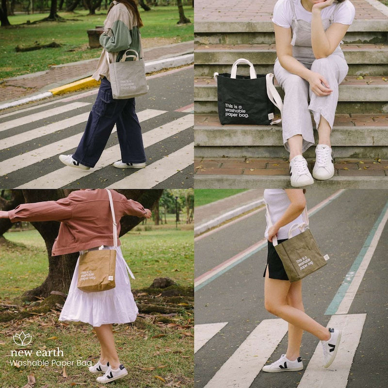 New Earth Washable Paper Bag - Sling