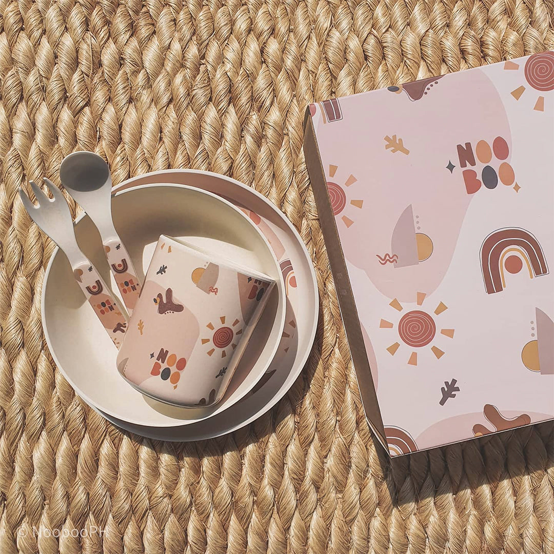 Nooboo Little Foodies Plant Fibre Dinnerware Set