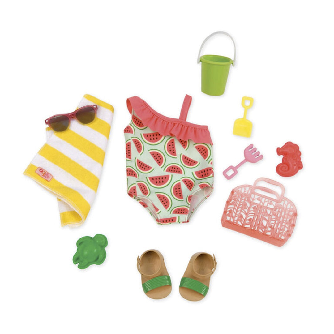 Our Generation Watermelon Print Swimsuit
