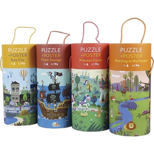 Pinwheel Toys 63-Piece Canned Puzzle