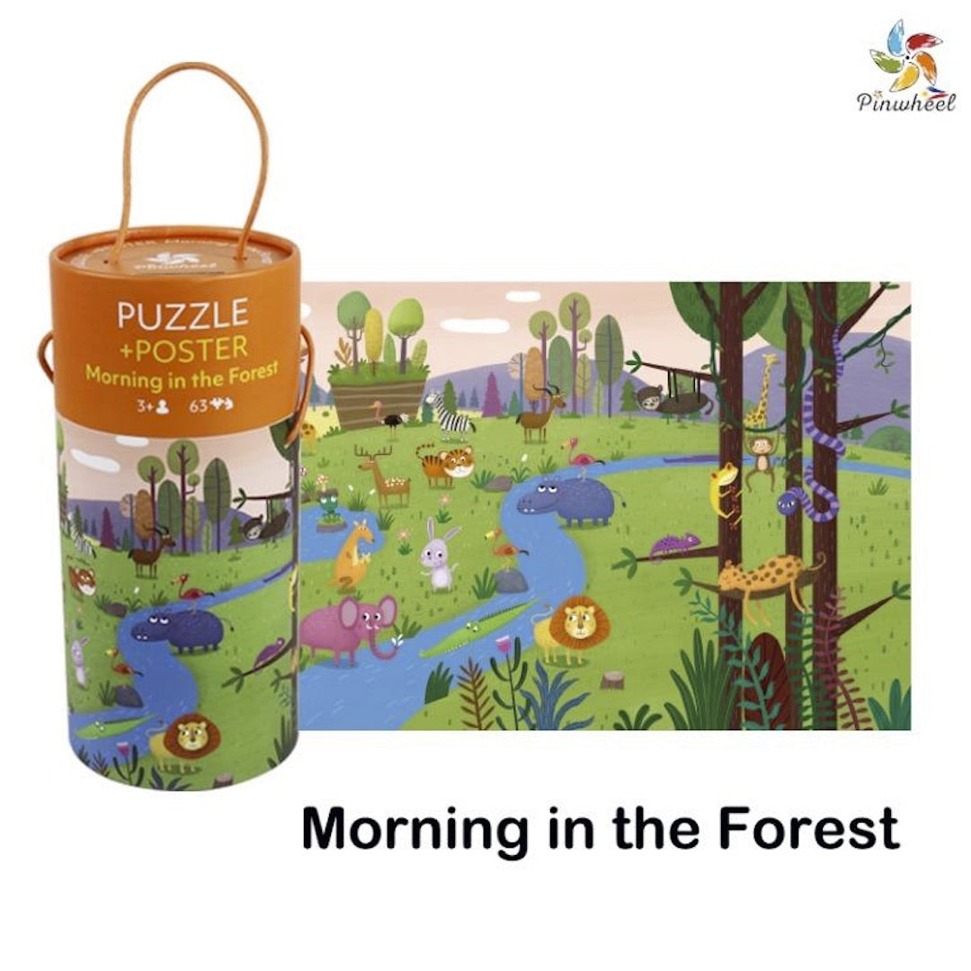 Pinwheel Toys 63-Piece Canned Puzzle