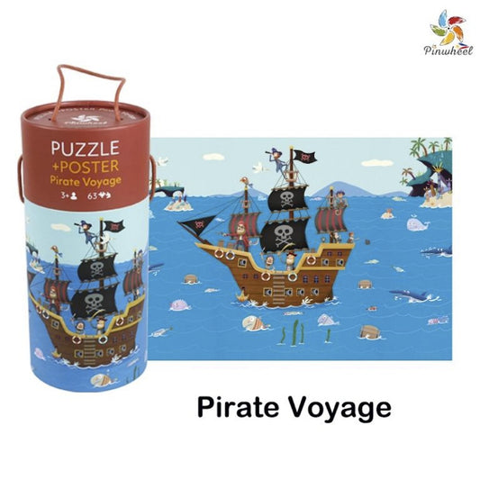 Pinwheel Toys 63-Piece Canned Puzzle