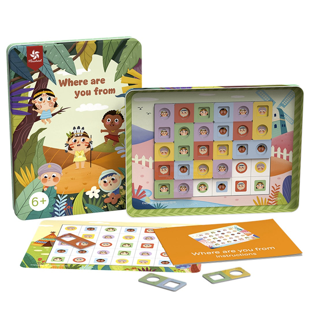 Pinwheel Toys Where Are You From? Board Game