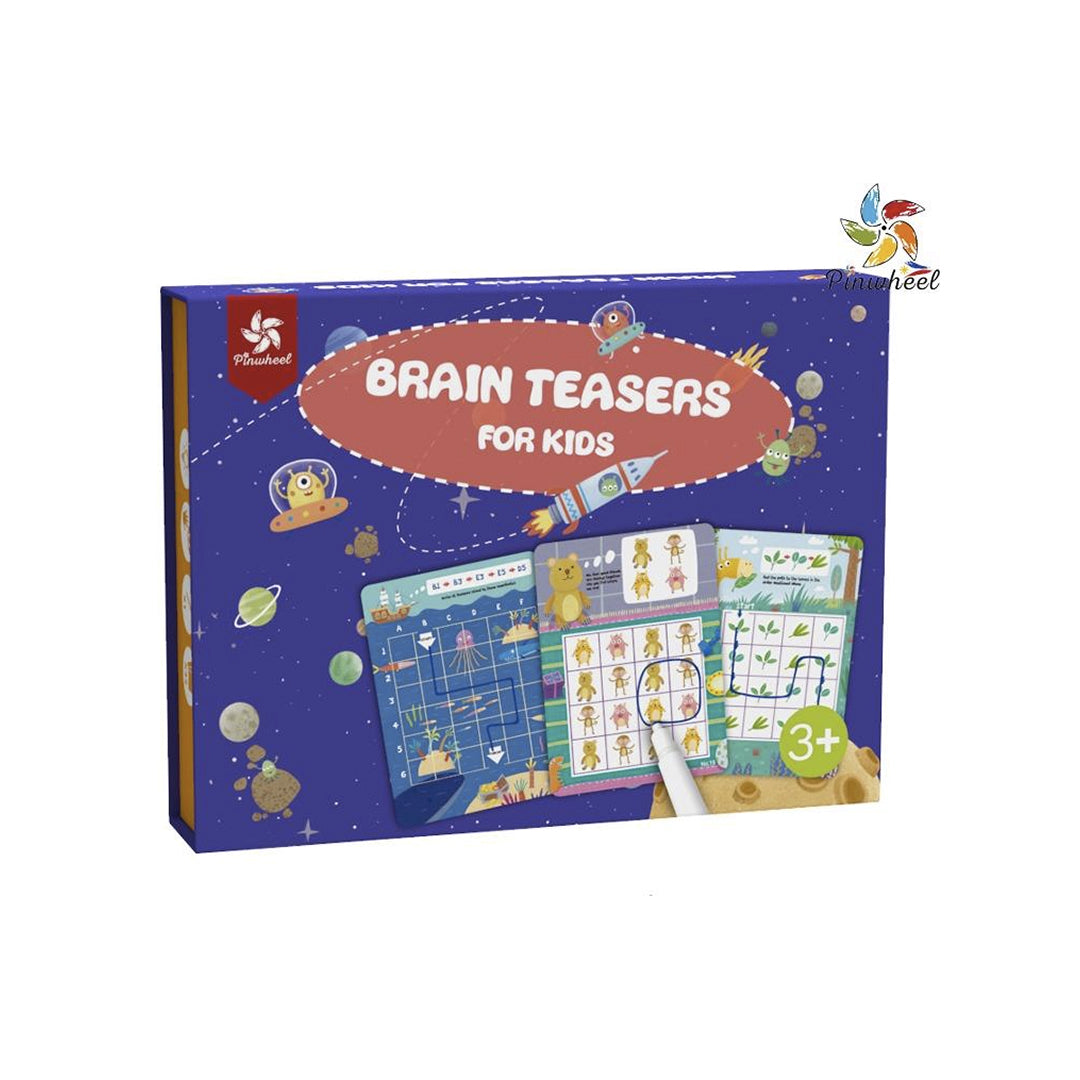 Pinwheel Toys Rewritable Intelligence Game: Brain Teasers
