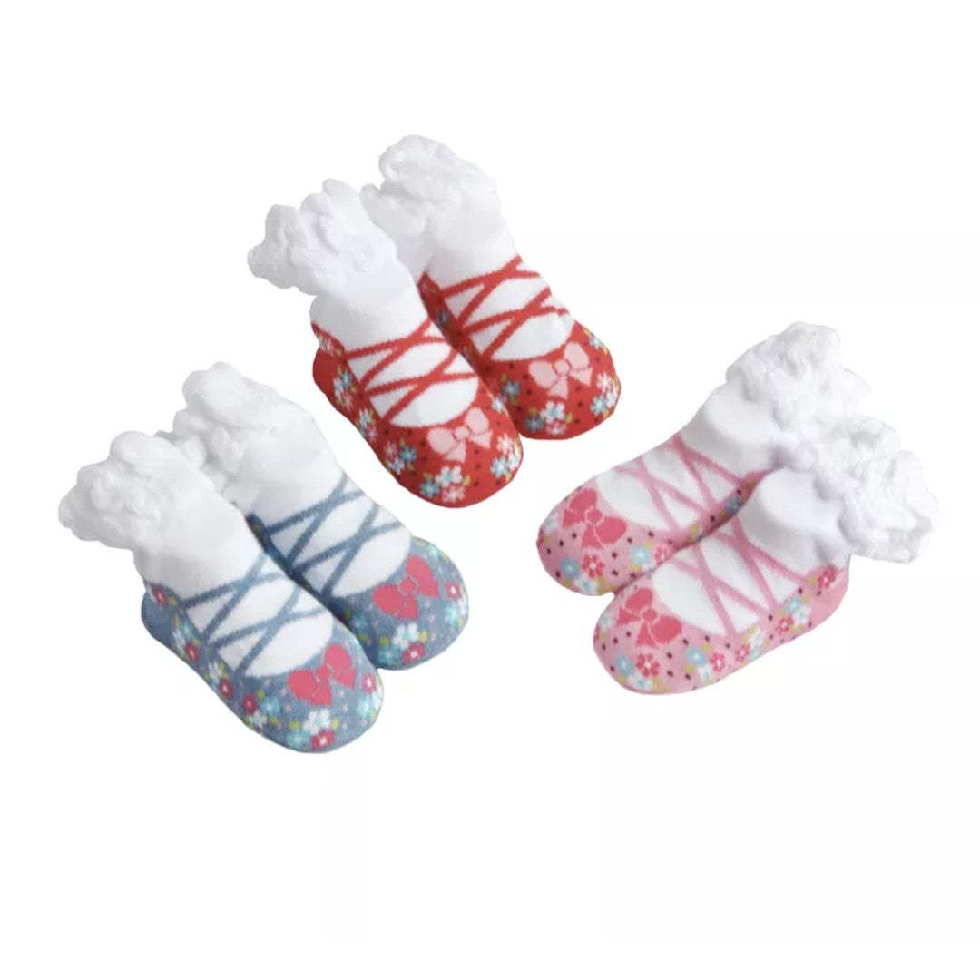 Pitcheco 3-in-1 Ballet Shoes Socks (Infant)1