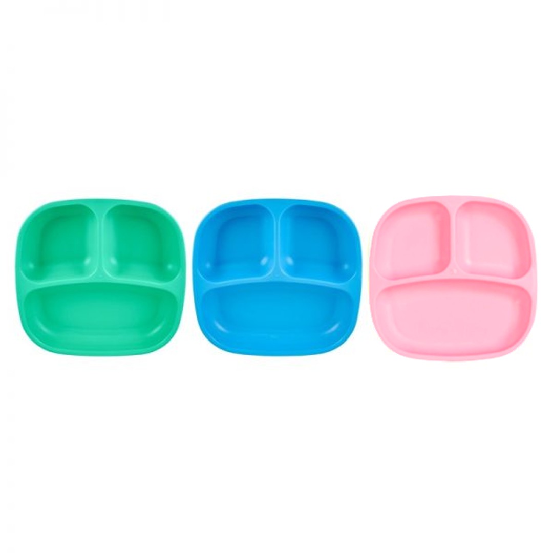 Re-Play 7" Divided Plates (Set of 3)