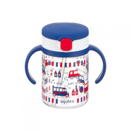 Richell AQ Clear Straw Bottle Mug 200 R