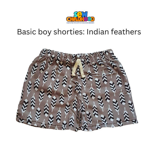 Sew Childhood Basic Boy Shorties - Toddler 3 (Fits 3yo+)