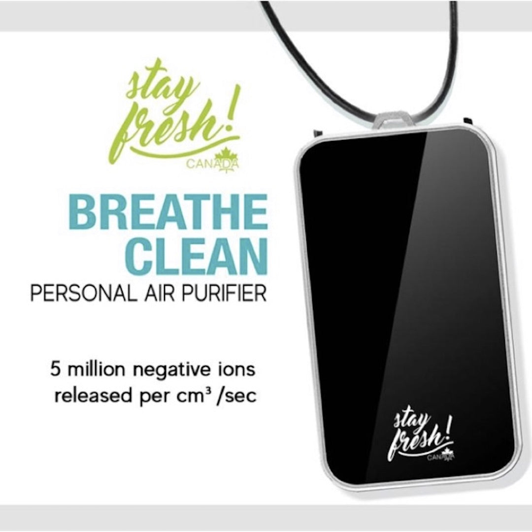 Stay Fresh Breathe Clean Personal Air Purifier