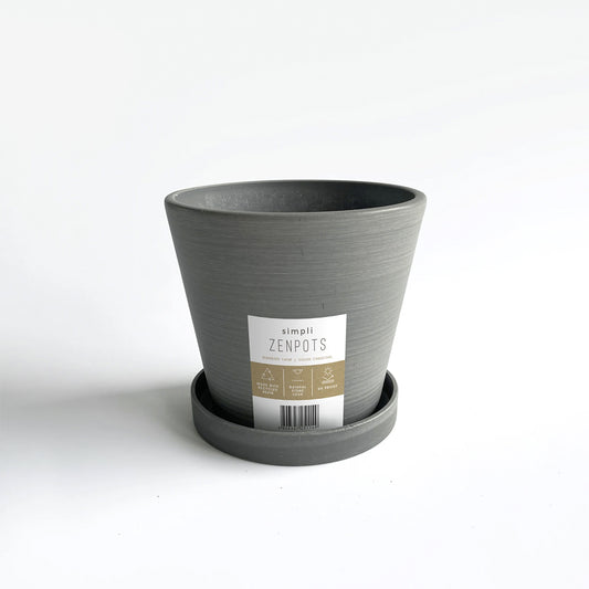 Simpli Zenpots 14cm Pot with Catch Plate