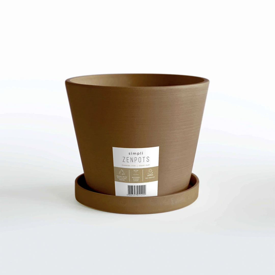 Simpli Zenpots 17cm Pot with Catch Plate