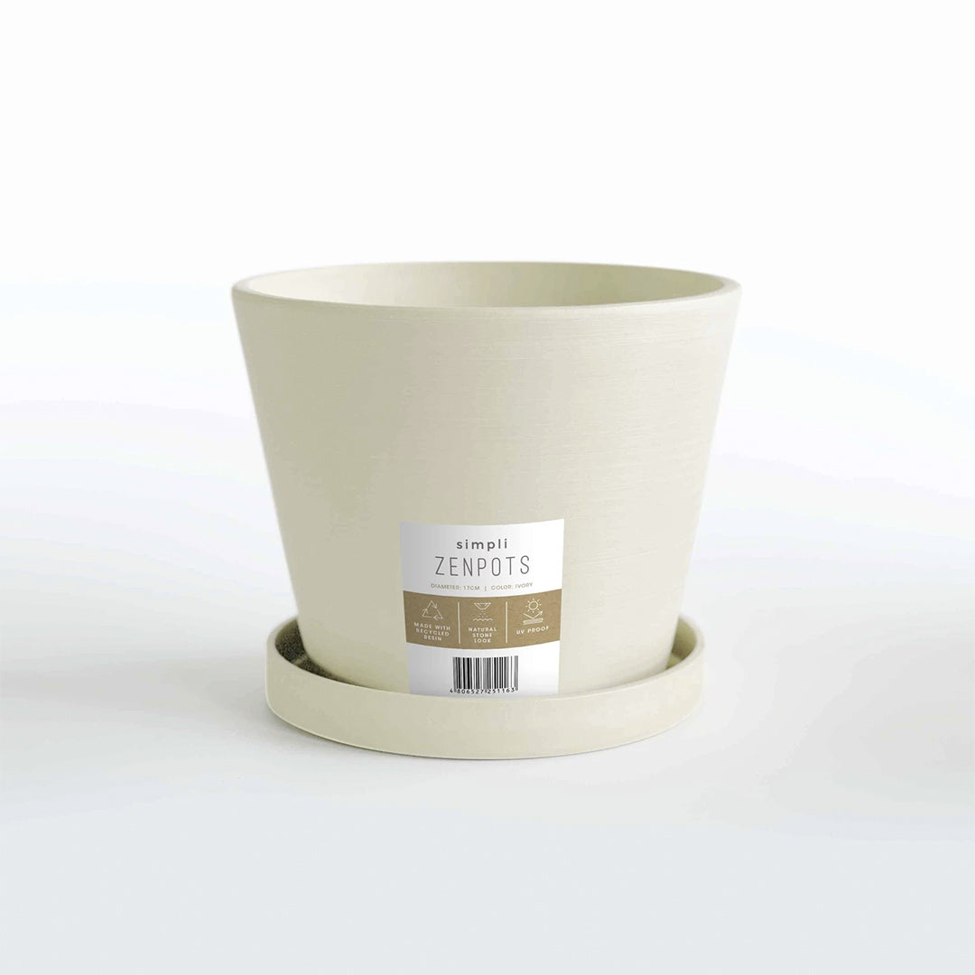 Simpli Zenpots 17cm Pot with Catch Plate