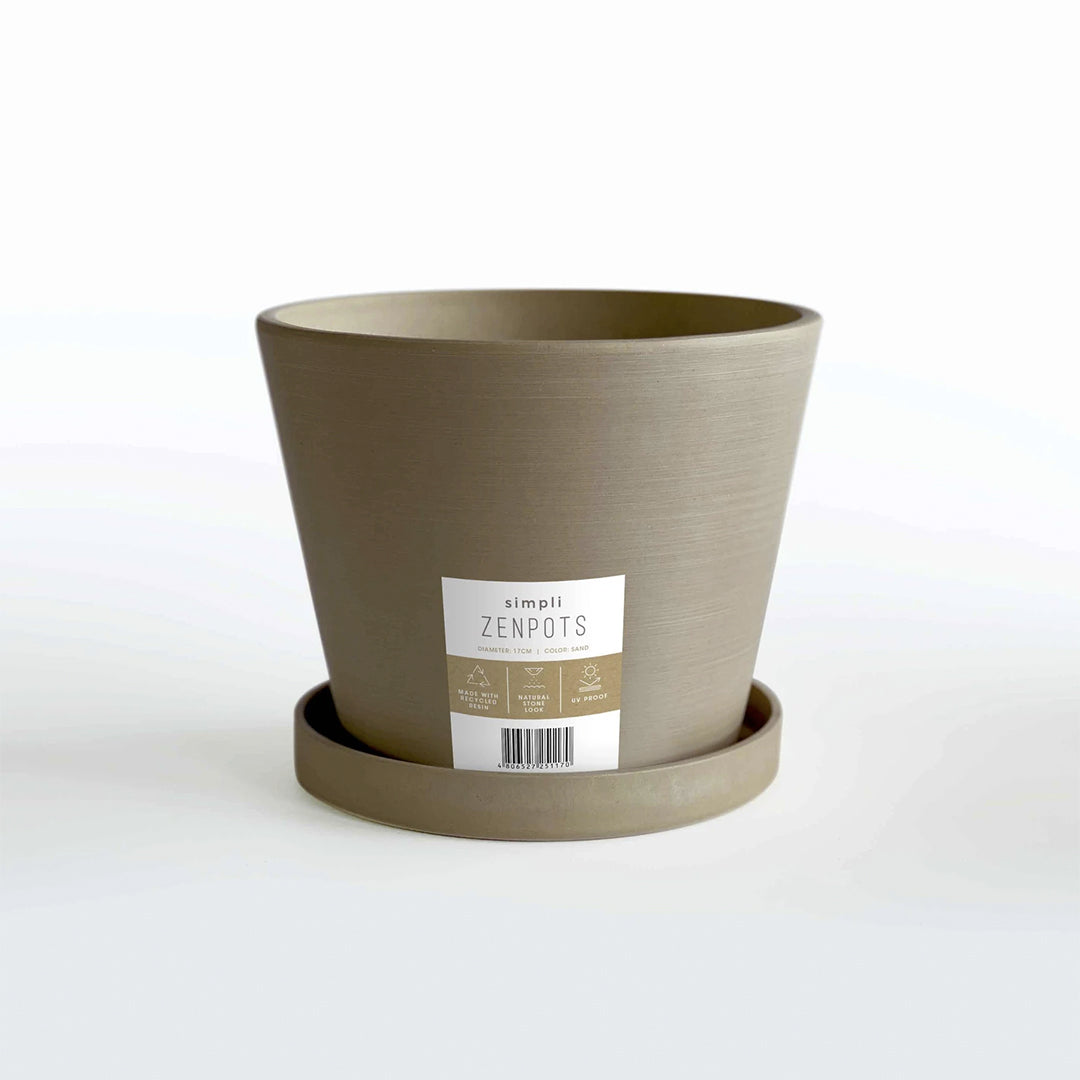 Simpli Zenpots 17cm Pot with Catch Plate