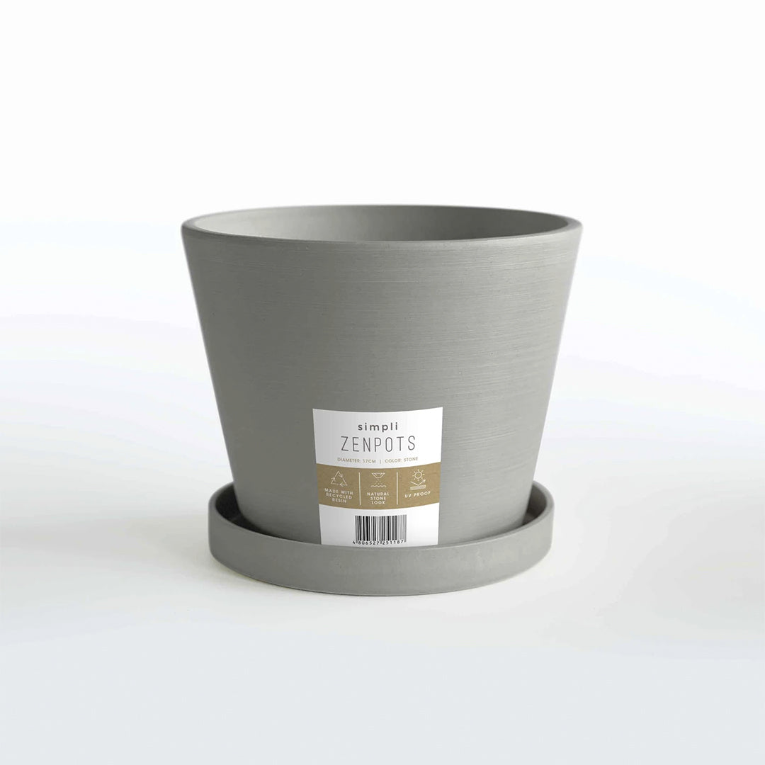 Simpli Zenpots 17cm Pot with Catch Plate
