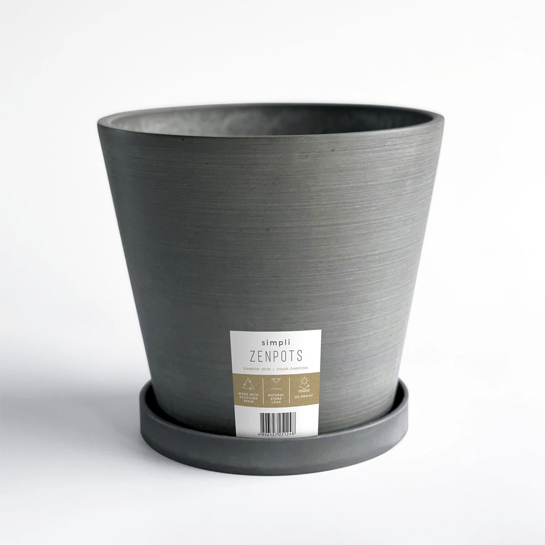 Simpli Zenpots 20cm Pot with Catch Plate