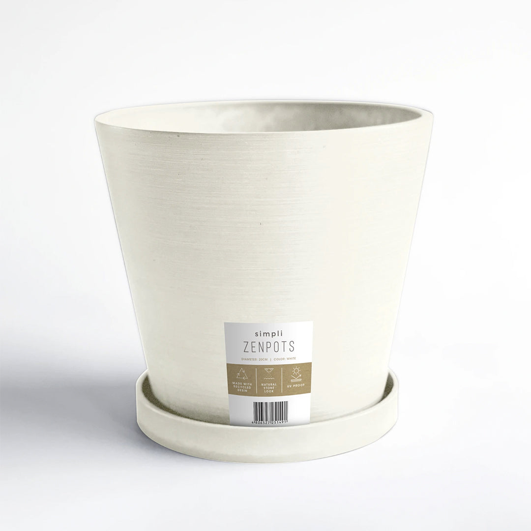Simpli Zenpots 20cm Pot with Catch Plate