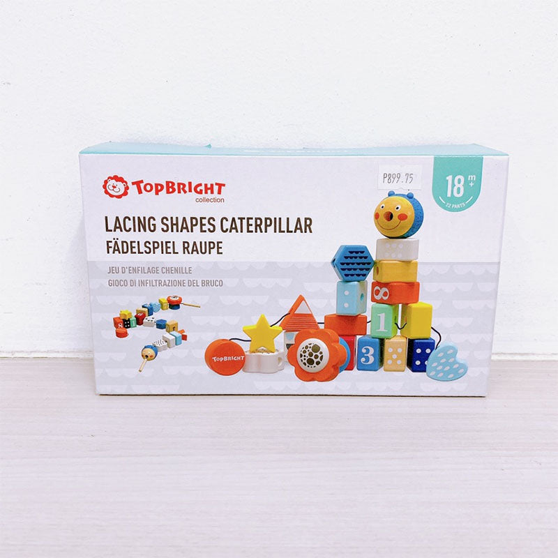 Topbright Lacing Shapes Caterpillar