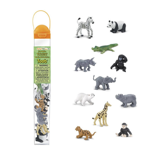 Toobs and Safariology Toys: Zoo Babies