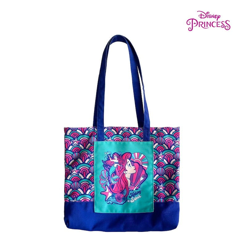 Zippies Lab Disney Princess Ariel Pattern Ditsy Collection - Tote