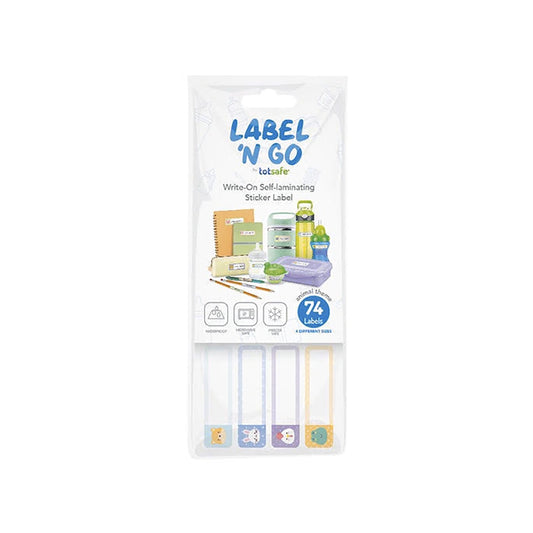 Totsafe Label 'N Go Self-Laminating Sticker Labels