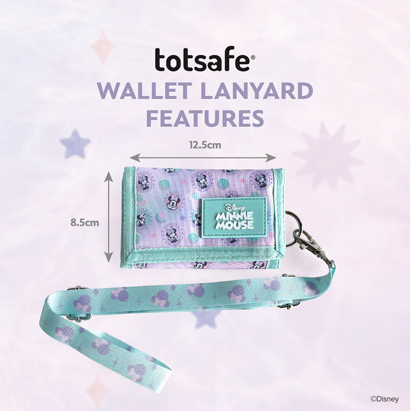 Totsafe Disney Take Me to the Stars Collection - Minnie Mouse - Wallet Lanyard