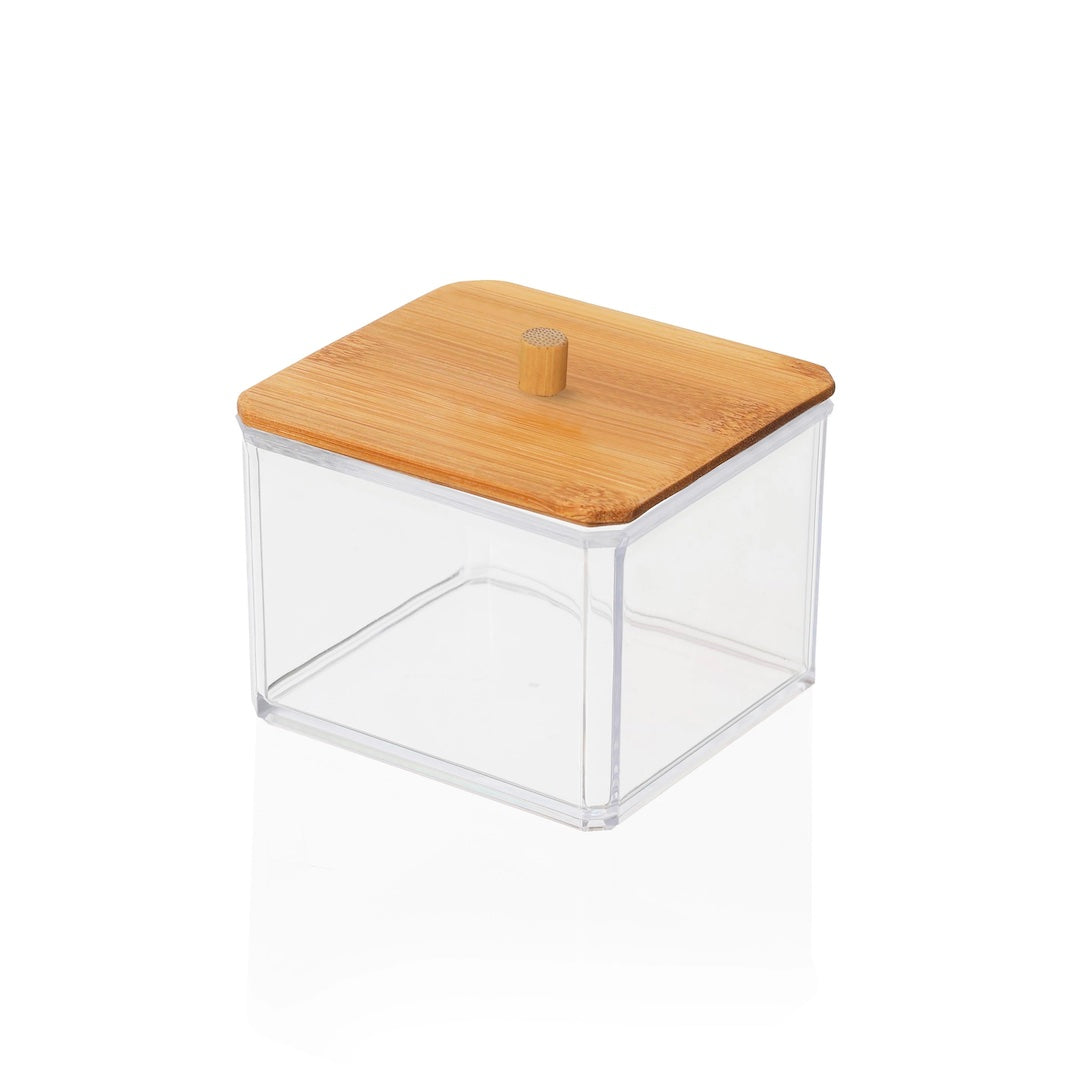 Urban Finds Cosmetic Storage Box with Wood Cover (TL-2019-W)