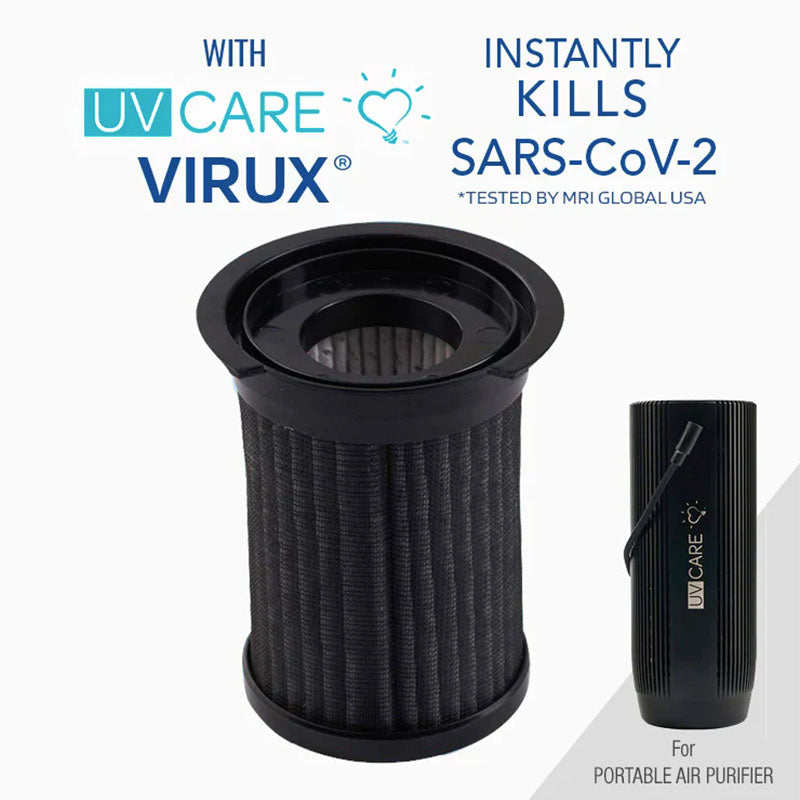 UV Care Filter Replacement For The UV Care Portable Air Purifier W/ Medical Grade H13 HEPA Filter & ViruX Patented Technology