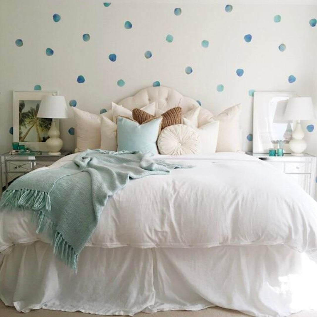 Urban Walls Watercolor Dots Decal
