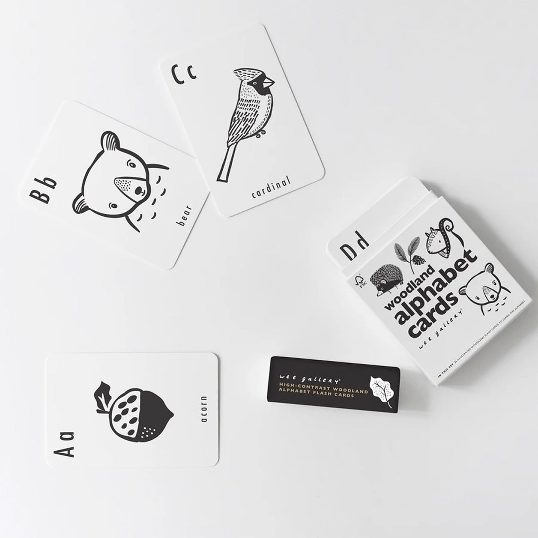 Wee Gallery Alphabet Cards - Woodland