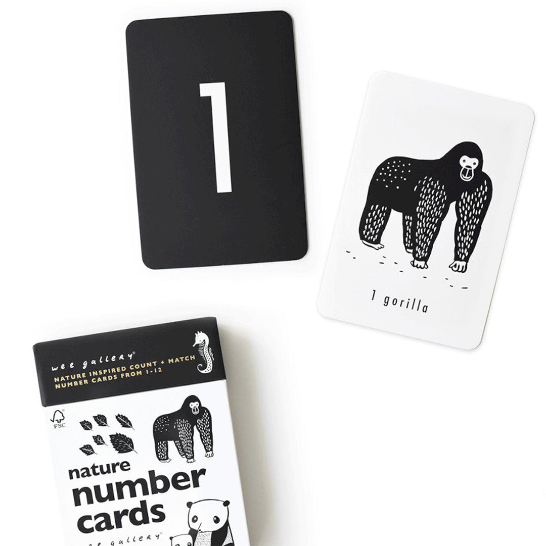 Wee Gallery Number Cards - Nature